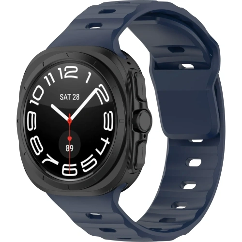Kup Bizon Strap Uhr Silikon Samsung Galaxy Uhr Ultra 47 mm navy blau - BIZ6049 - {ean13} - Sklep Home Screen