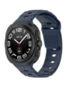 Bizon Strap Uhr Silikon Samsung Galaxy Uhr Ultra 47 mm navy blau