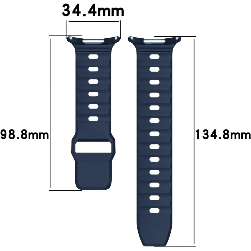 Kup Bizon Strap Uhr Silikon Samsung Galaxy Uhr Ultra 47 mm navy blau - BIZ6049 - {ean13} - Sklep Home Screen
