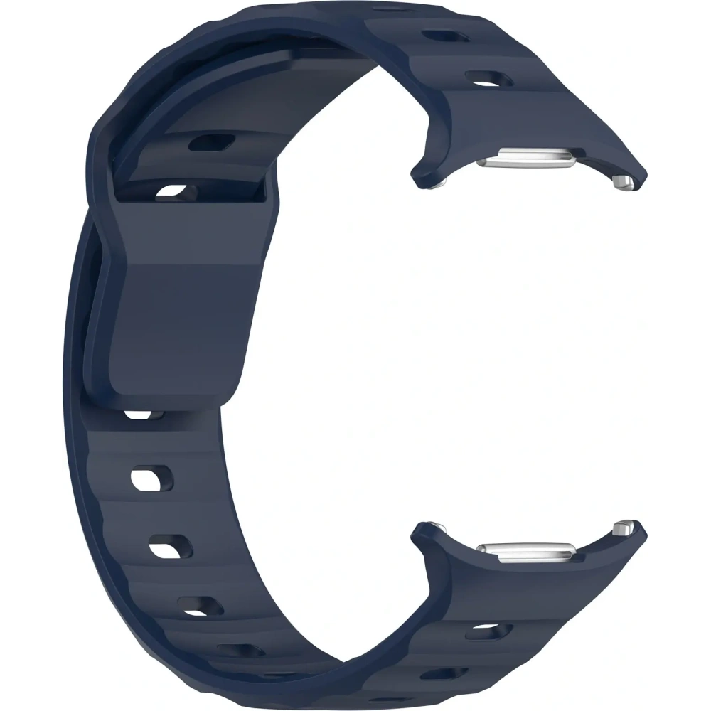 Silikonowy pasek Bizon Strap Watch Silicone do Samsung Galaxy Watch Ultra 47 mm granatowy