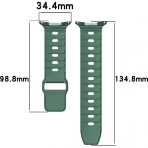 Kup Bizon Strap-Uhr Silikon Samsung Galaxy Watch Ultra 47 mm dunkelgrün - BIZ6050 - {ean13} - Sklep Home Screen
