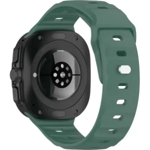 Kup Bizon Strap-Uhr Silikon Samsung Galaxy Watch Ultra 47 mm dunkelgrün - BIZ6050 - {ean13} - Sklep Home Screen
