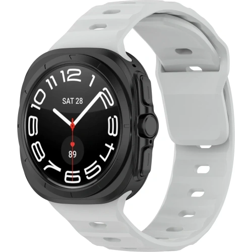 Kup Bizon Strap Watch Silicone Samsung Galaxy Watch Ultra 47 mm hellgrau - BIZ6051 - {ean13} - Sklep Home Screen