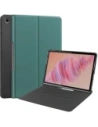 Etui z klapką Bizon Case Tab Croc do Lenovo Tab Plus 11.5" 2024 ciemnozielone