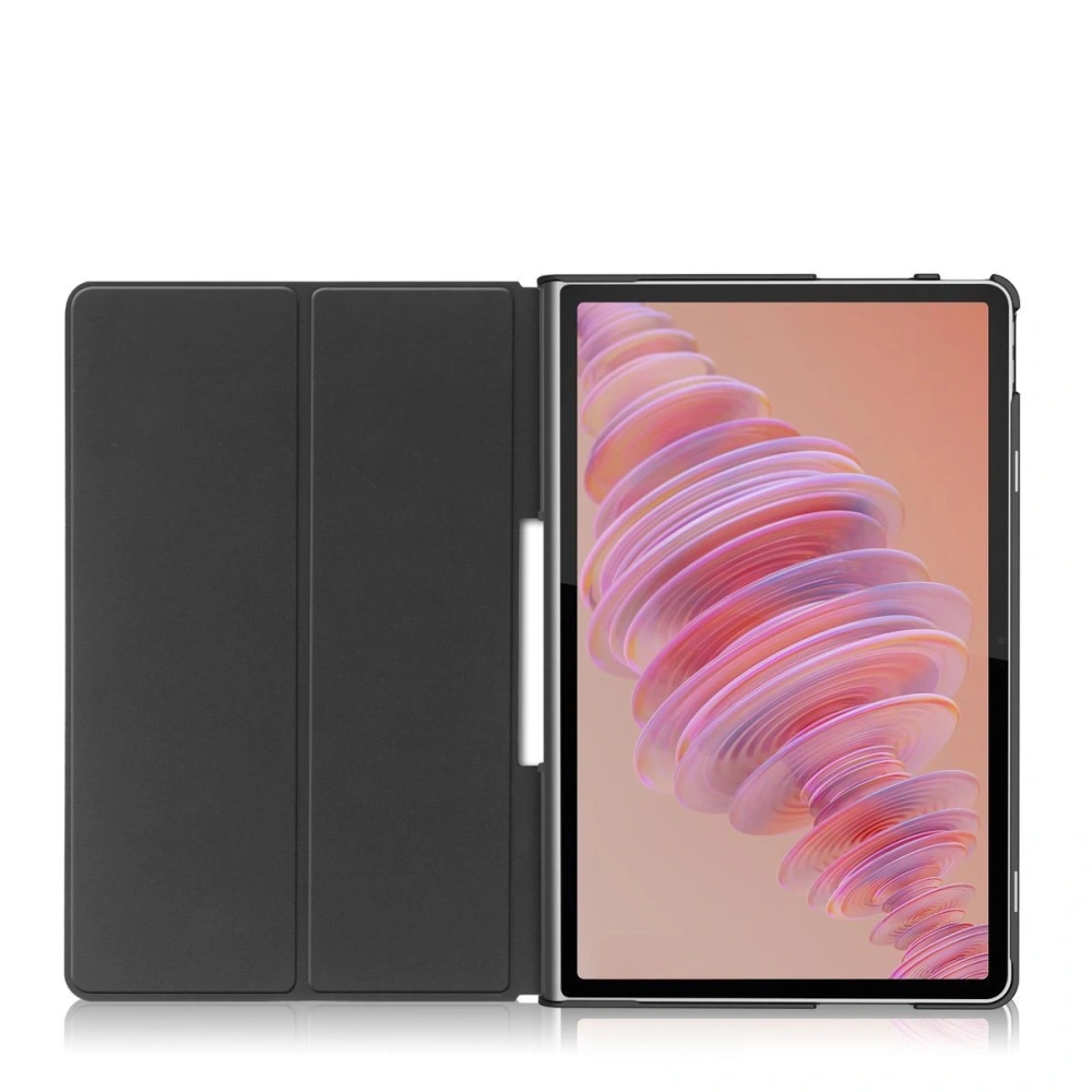 Etui z klapką Bizon Case Tab Croc do Lenovo Tab Plus 11.5" 2024 ciemnozielone