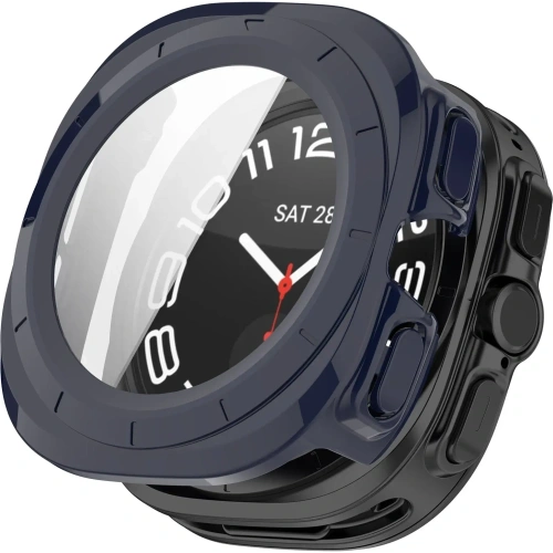 Kup Bizon Case+Glass Uhr Samsung Galaxy Uhr Ultra 47 mm blau - BIZ5859 - {ean13} - Sklep Home Screen
