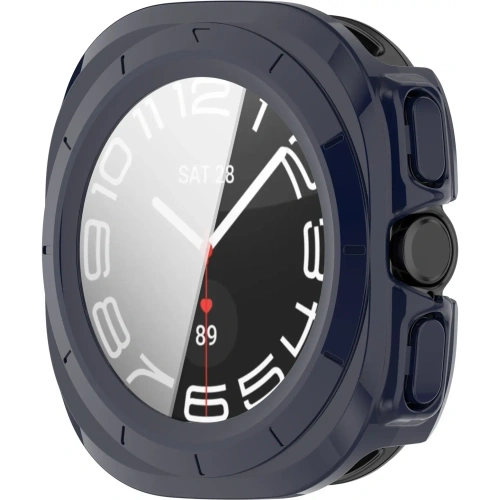Kup Bizon Case+Glass Uhr Samsung Galaxy Uhr Ultra 47 mm blau - BIZ5859 - {ean13} - Sklep Home Screen