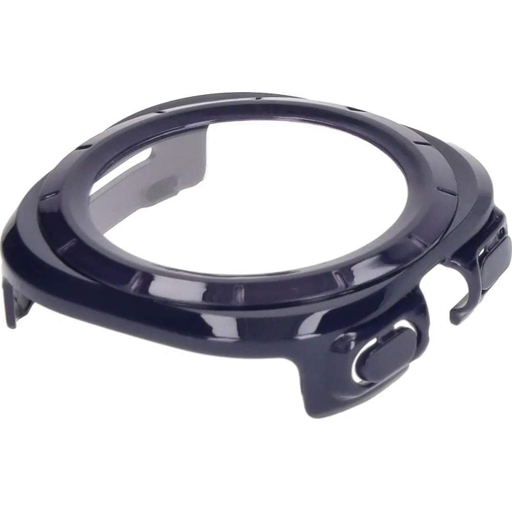 Etui ze szkłem do zegarka Bizon Case+Glass Watch do Samsung Galaxy Watch Ultra 47 mm niebieskie