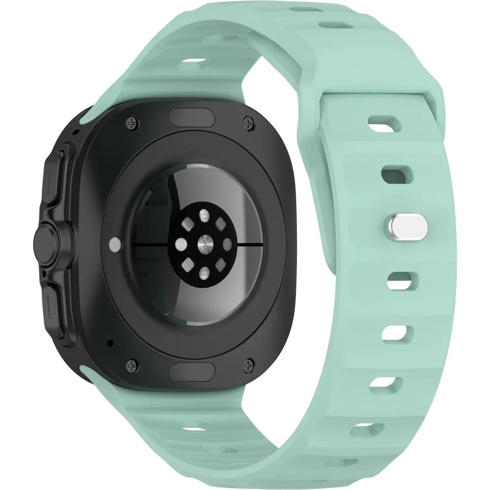 Silikonowy pasek Bizon Strap Watch Silicone do Samsung Galaxy Watch Ultra 47 mm miętowy