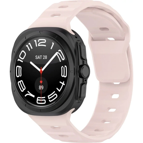 Buy Bizon Strap Watch Silicone Samsung Galaxy Watch Ultra 47 mm pink - BIZ5862 - {ean13} - Home Screen Store Europe