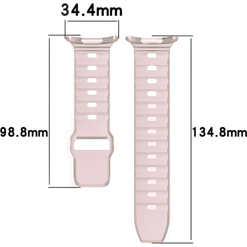 Buy Bizon Strap Watch Silicone Samsung Galaxy Watch Ultra 47 mm pink - BIZ5862 - {ean13} - Home Screen Store Europe