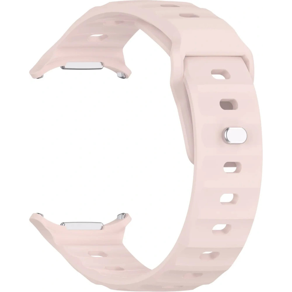 Silikonowy pasek Bizon Strap Watch Silicone do Samsung Galaxy Watch Ultra 47 mm różowy