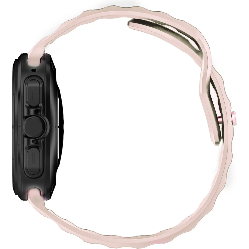 Silikonowy pasek Bizon Strap Watch Silicone do Samsung Galaxy Watch Ultra 47 mm różowy