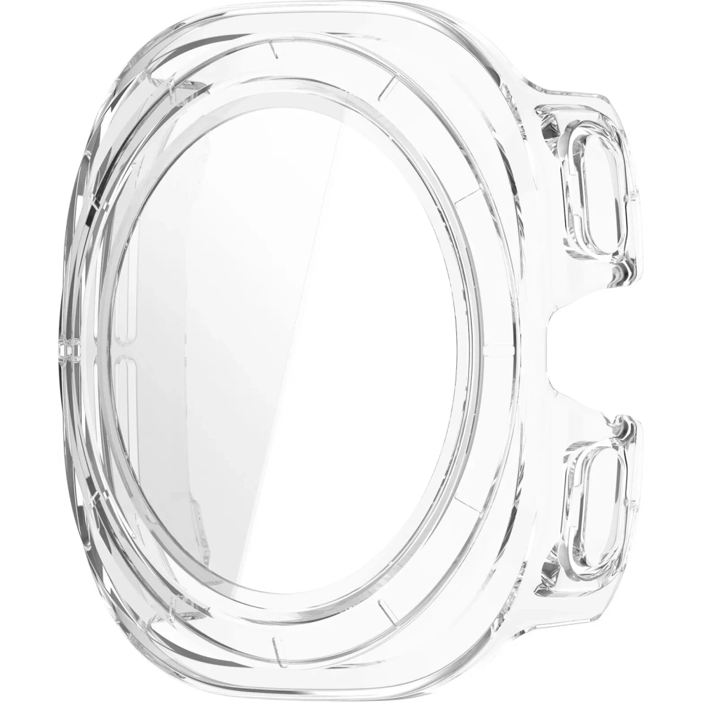 Etui ze szkłem do zegarka Bizon Case+Glass Watch do Samsung Galaxy Watch Ultra 47 mm przezroczyste