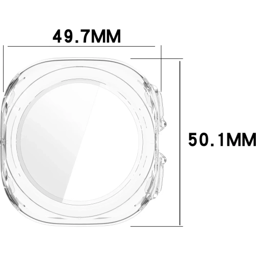 Kup Etui ze szkłem do zegarka Bizon Case+Glass Watch do Samsung Galaxy Watch Ultra 47 mm przezroczyste - BIZ5864 - {ean13} - Sklep Home Screen