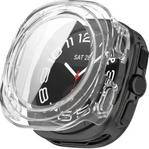 Kup Etui ze szkłem do zegarka Bizon Case+Glass Watch do Samsung Galaxy Watch Ultra 47 mm przezroczyste - BIZ5864 - {ean13} - Sklep Home Screen