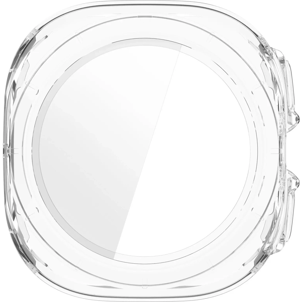 Etui ze szkłem do zegarka Bizon Case+Glass Watch do Samsung Galaxy Watch Ultra 47 mm przezroczyste