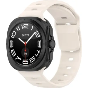 Kup Bizon Strap Uhr Silikon Samsung Galaxy Uhr Ultra 47 mm hellbeige - BIZ5872 - {ean13} - Sklep Home Screen