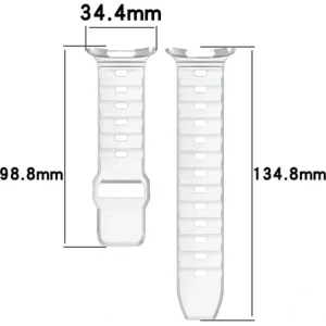 Kup Silikonový pásek Bizon Strap Watch Silicone do Samsung Galaxy Watch Ultra 47 mm bílý - BIZ5882 - {ean13} - Sklep Home Screen