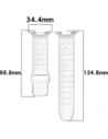 Buy Bizon Strap Watch Silicone Samsung Galaxy Watch Ultra 47 mm white - BIZ5882 - {ean13} - Home Screen Store Europe