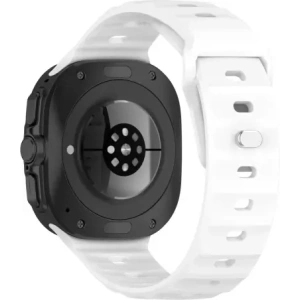 Kup Silikonový pásek Bizon Strap Watch Silicone do Samsung Galaxy Watch Ultra 47 mm bílý - BIZ5882 - {ean13} - Sklep Home Screen