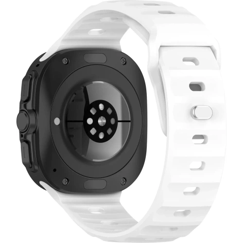 Kup Silikonový pásek Bizon Strap Watch Silicone do Samsung Galaxy Watch Ultra 47 mm bílý - BIZ5882 - {ean13} - Sklep Home Screen
