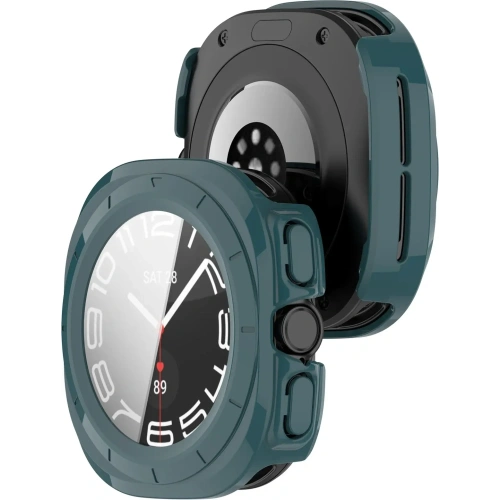 Kup Bizon Case+Glass Uhr Samsung Galaxy Uhr Ultra 47 mm grün - BIZ5893 - {ean13} - Sklep Home Screen