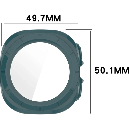 Kup Etui se sklem na hodinky Bizon Case+Glass Watch pro Samsung Galaxy Watch Ultra 47 mm zelené - BIZ5893 - {ean13} - Sklep Home Screen
