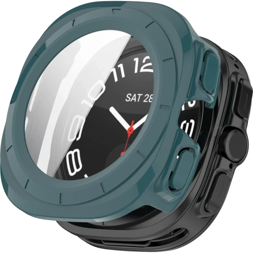 Kup Bizon Case+Glass Uhr Samsung Galaxy Uhr Ultra 47 mm grün - BIZ5893 - {ean13} - Sklep Home Screen