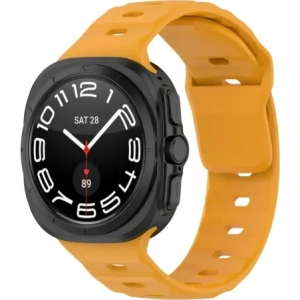 Kup Bizon Strap Watch Silikon Samsung Galaxy Watch Ultra 47 mm gelb - BIZ5899 - {ean13} - Sklep Home Screen