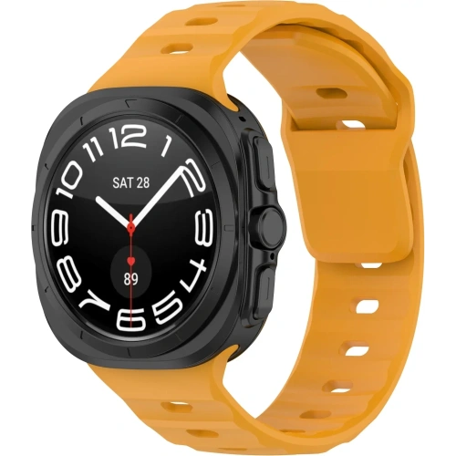 Kup Bizon Strap Watch Silikon Samsung Galaxy Watch Ultra 47 mm gelb - BIZ5899 - {ean13} - Sklep Home Screen
