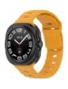 Silikonový pásek Bizon Strap Watch Silicone do Samsung Galaxy Watch Ultra 47 mm žlutý