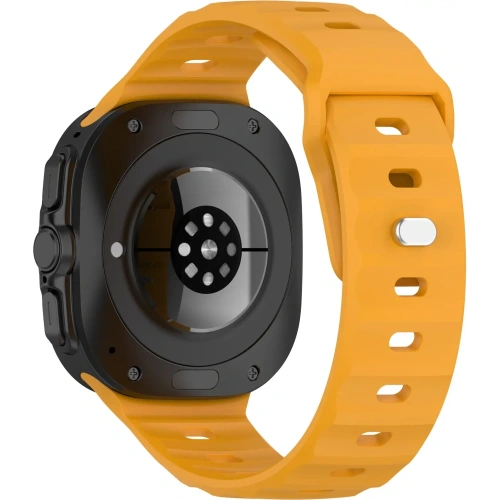 Kup Bizon Strap Watch Silikon Samsung Galaxy Watch Ultra 47 mm gelb - BIZ5899 - {ean13} - Sklep Home Screen