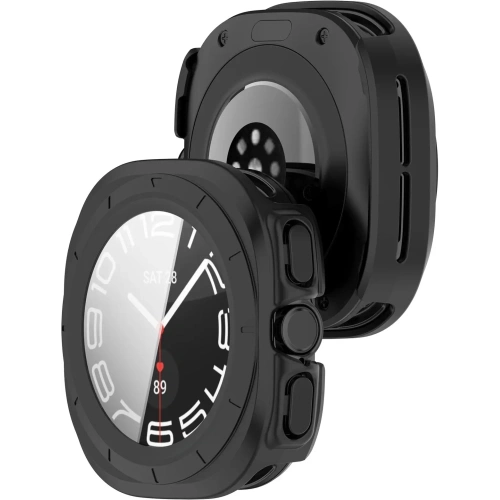 Kup Bizon Case+Glass Uhr Samsung Galaxy Uhr Ultra 47 mm matt schwarz - BIZ5900 - {ean13} - Sklep Home Screen