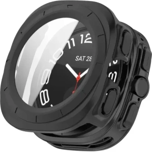 Kup Etui ze szkłem do zegarka Bizon Case+Glass Watch do Samsung Galaxy Watch Ultra 47 mm matowo czarne - BIZ5900 - {ean13} - Sklep Home Screen