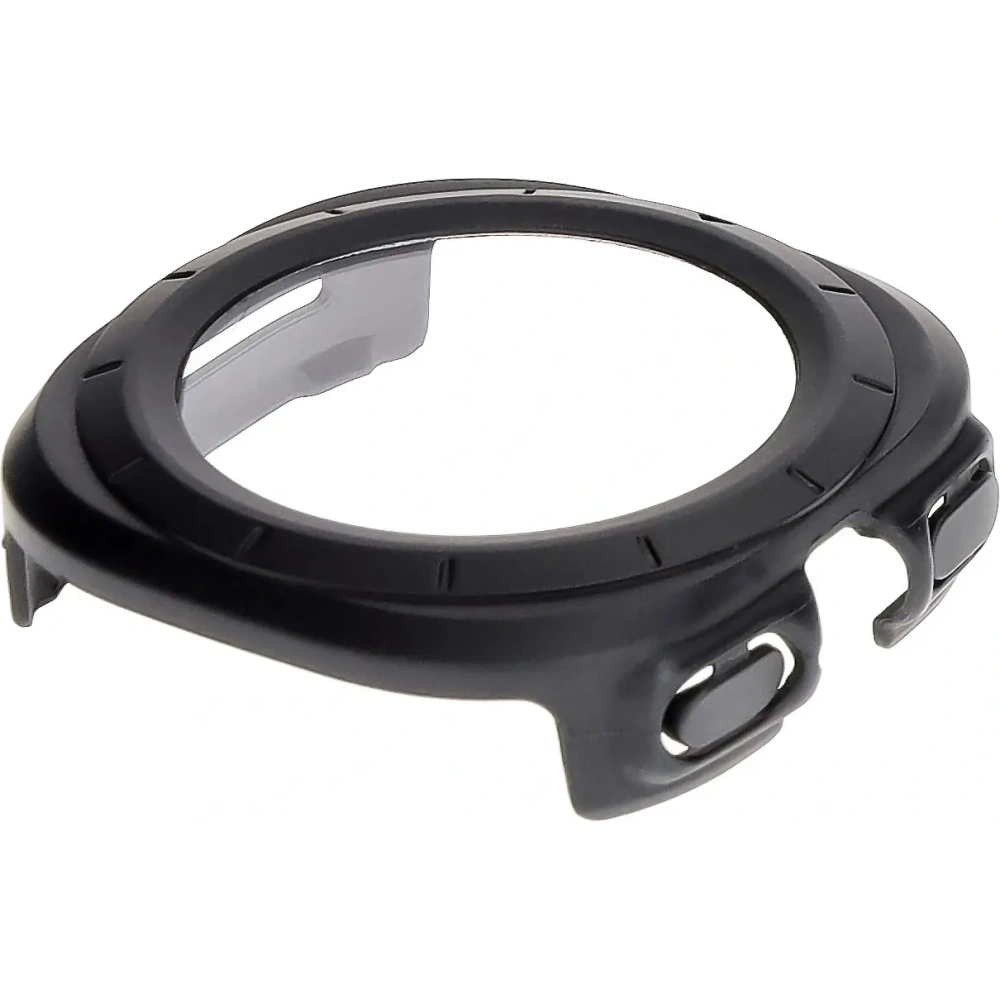 Etui ze szkłem do zegarka Bizon Case+Glass Watch do Samsung Galaxy Watch Ultra 47 mm matowo czarne