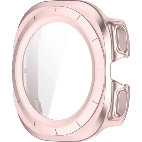 Kup Etui ze szkłem do zegarka Bizon Case+Glass Watch do Samsung Galaxy Watch Ultra 47 mm satynowo różowe - BIZ6064 - {ean13} - Sklep Home Screen