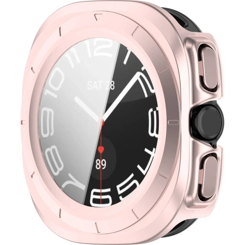 Kup Bizon Case+Glass Uhr Samsung Galaxy Watch Ultra 47 mm satin pink - BIZ6064 - {ean13} - Sklep Home Screen