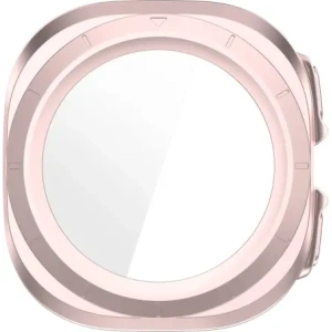 Kup Etui ze szkłem do zegarka Bizon Case+Glass Watch do Samsung Galaxy Watch Ultra 47 mm satynowo różowe - BIZ6064 - {ean13} - Sklep Home Screen