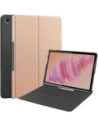 Etui z klapką Bizon Case Tab Croc do Lenovo Tab Plus 11.5" 2024 różówozłote