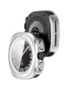 Etui ze szkłem do zegarka Bizon Case+Glass Watch do Samsung Galaxy Watch Ultra 47 mm satynowo srebrne