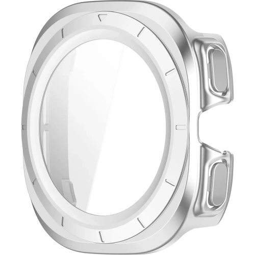 Kup Bizon Case+Glass Uhr Samsung Galaxy Uhr Ultra 47 mm satin silber - BIZ6067 - {ean13} - Sklep Home Screen