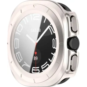 Kup Bizon Case+Glass Óra Samsung Galaxy Watch Ultra 47 mm selyem champagne - BIZ5912 - {ean13} - Sklep Home Screen
