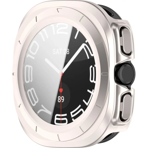 Kup Bizon Case+Glass Uhr Samsung Galaxy Uhr Ultra 47 mm satin champagner - BIZ5912 - {ean13} - Sklep Home Screen