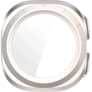 Kup Etui se sklem na hodinky Bizon Case+Glass Watch pro Samsung Galaxy Watch Ultra 47 mm saténově šampaňské - BIZ5912 - {ean13} - Sklep Home Screen