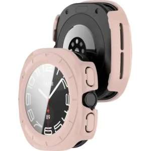 Kup Etui ze szkłem do zegarka Bizon Case+Glass Watch do Samsung Galaxy Watch Ultra 47 mm różowe - BIZ6069 - {ean13} - Sklep Home Screen