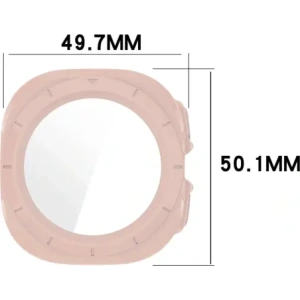 Kup Etui ze szkłem do zegarka Bizon Case+Glass Watch do Samsung Galaxy Watch Ultra 47 mm różowe - BIZ6069 - {ean13} - Sklep Home Screen