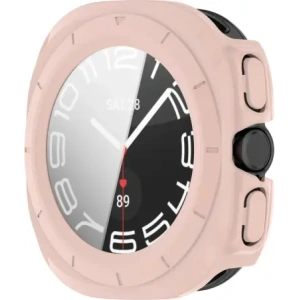 Kup Bizon Case+Glass Óra Samsung Galaxy Watch Ultra 47 mm rózsaszín - BIZ6069 - {ean13} - Sklep Home Screen