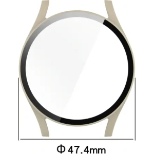 Kup Bizon Case+Glass Óra Samsung Galaxy Watch 7 44 mm bézs - BIZ6070 - {ean13} - Sklep Home Screen