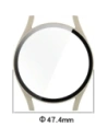 Buy Bizon Case+Glass Watch Samsung Galaxy Watch 7 44 mm beige - BIZ6070 - {ean13} - Home Screen Store Europe
